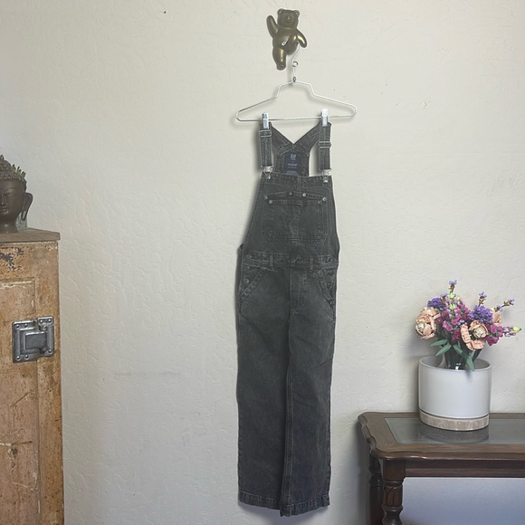 GAP Other - Gap teen denim overall black stone washed size 10 girls